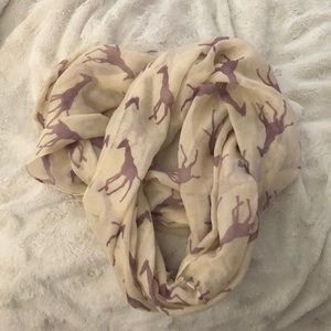 Giraffe infinity scarf